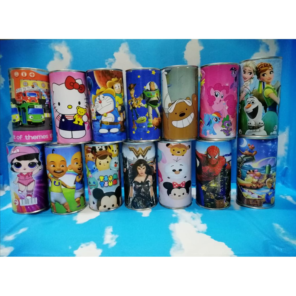 Jual CELENGAN KALENG KECIL KARAKTER/CELENGAN ANAK/MURAH/RANDOM