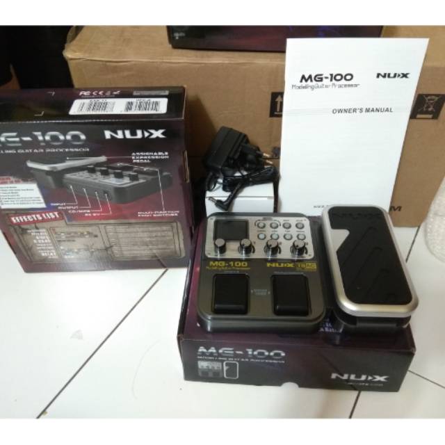 Efek Gitar Nux MG-100 Original Fullset termurah