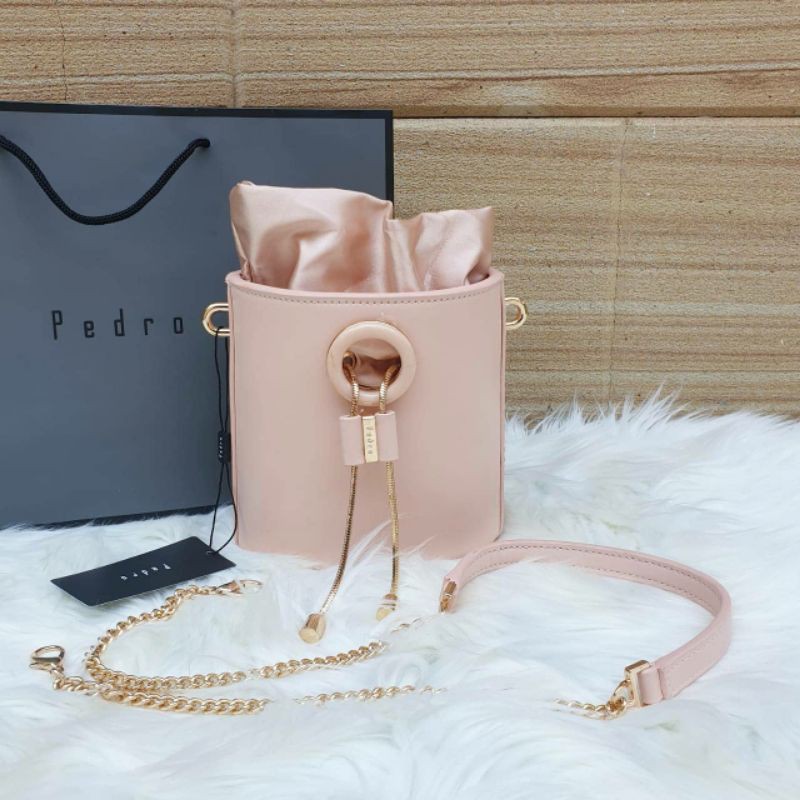 tas pedro bucket pink