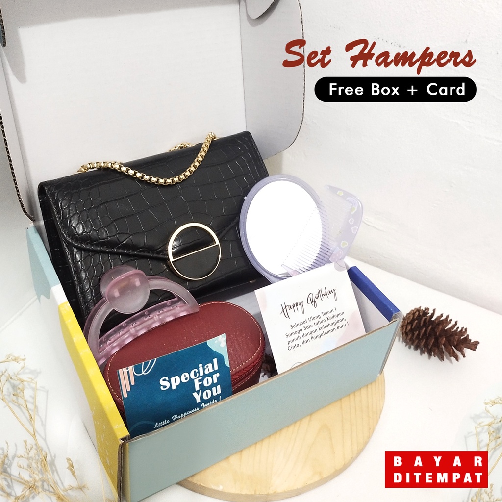 Hampers Wanita Hadiah Ulang Tahun Paket Kado Ulang Tahun Set Tas Wanita Kado Anniversary Hadiah Pern
