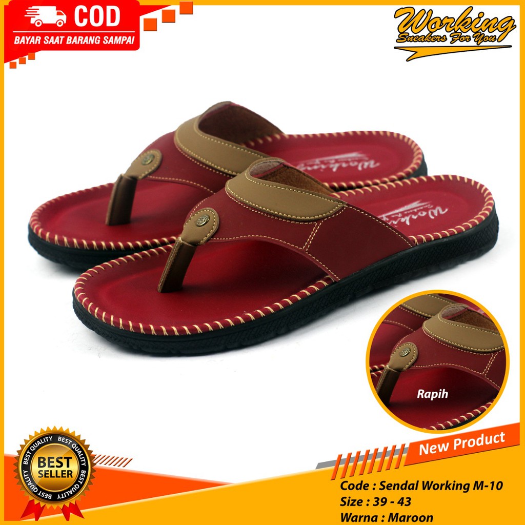 sandal M-10 pria model casual sale hari raya!!!