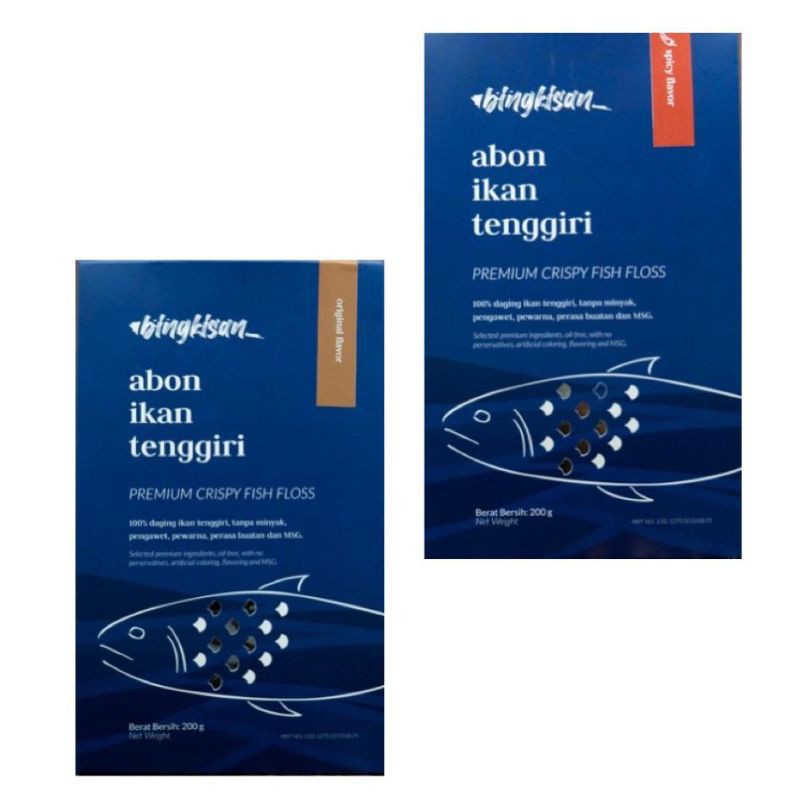 

[Premium]Bingkisan Abon Ikan Tenggiri Original/Spicy/Crispy Shrimp Floss 200gr