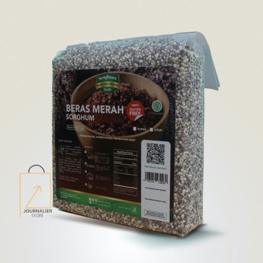 

Beras Sorgum Merah Jombang Kupas 1kg - Red Sorghum Rice - Sorghum Foo