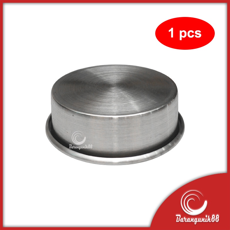 Loyang Mini Bulat Press Tanpa Sambungan Aluminium 6.5 10 cm Bolu Kue Roti