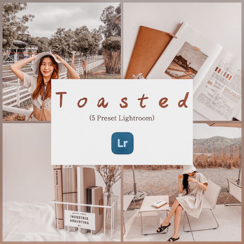 5 PRESET LIGHTROOM MINIPACK TOASTED SERIES For IOS &amp; Android