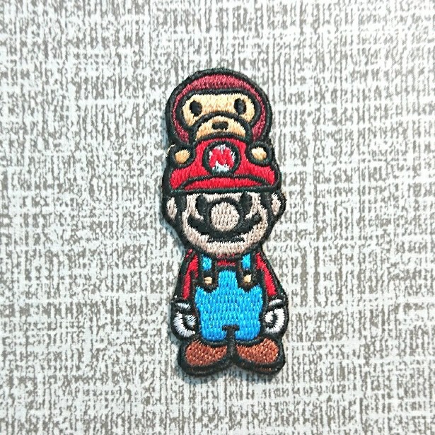 Iron Patch Mario Bross X Ape Bathing Baby Milo