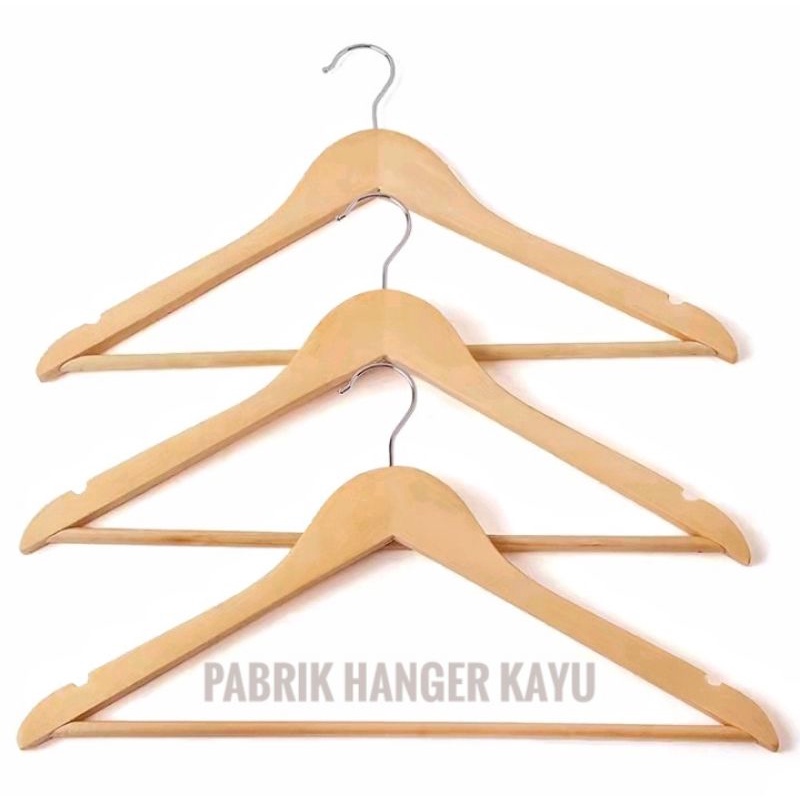 HANGER KAYU DEWASA PALANG ( SUPER PREMIUM )