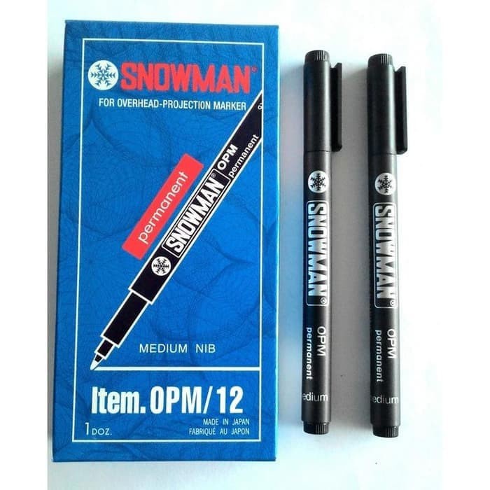 

Pulpen SNOWMAN PERMANENT OPM / 12 MEDIUM NIB