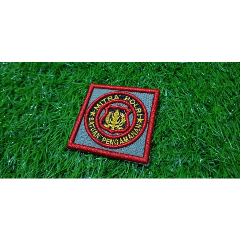 bordir timbul mitra polri satpam terbaru