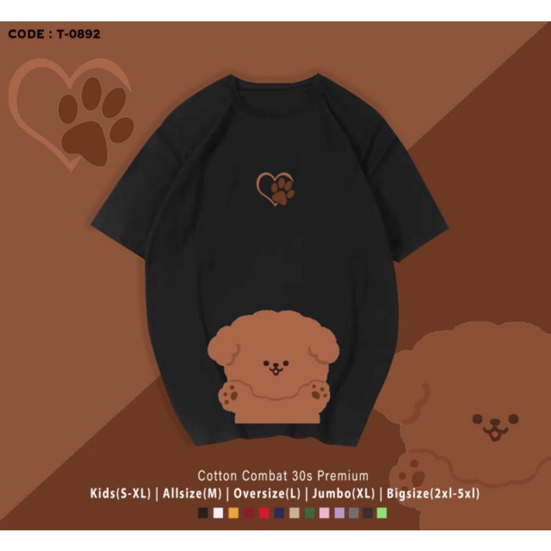 KAOS DOGGY MILO/KAOS KATUN GUGUK DOG