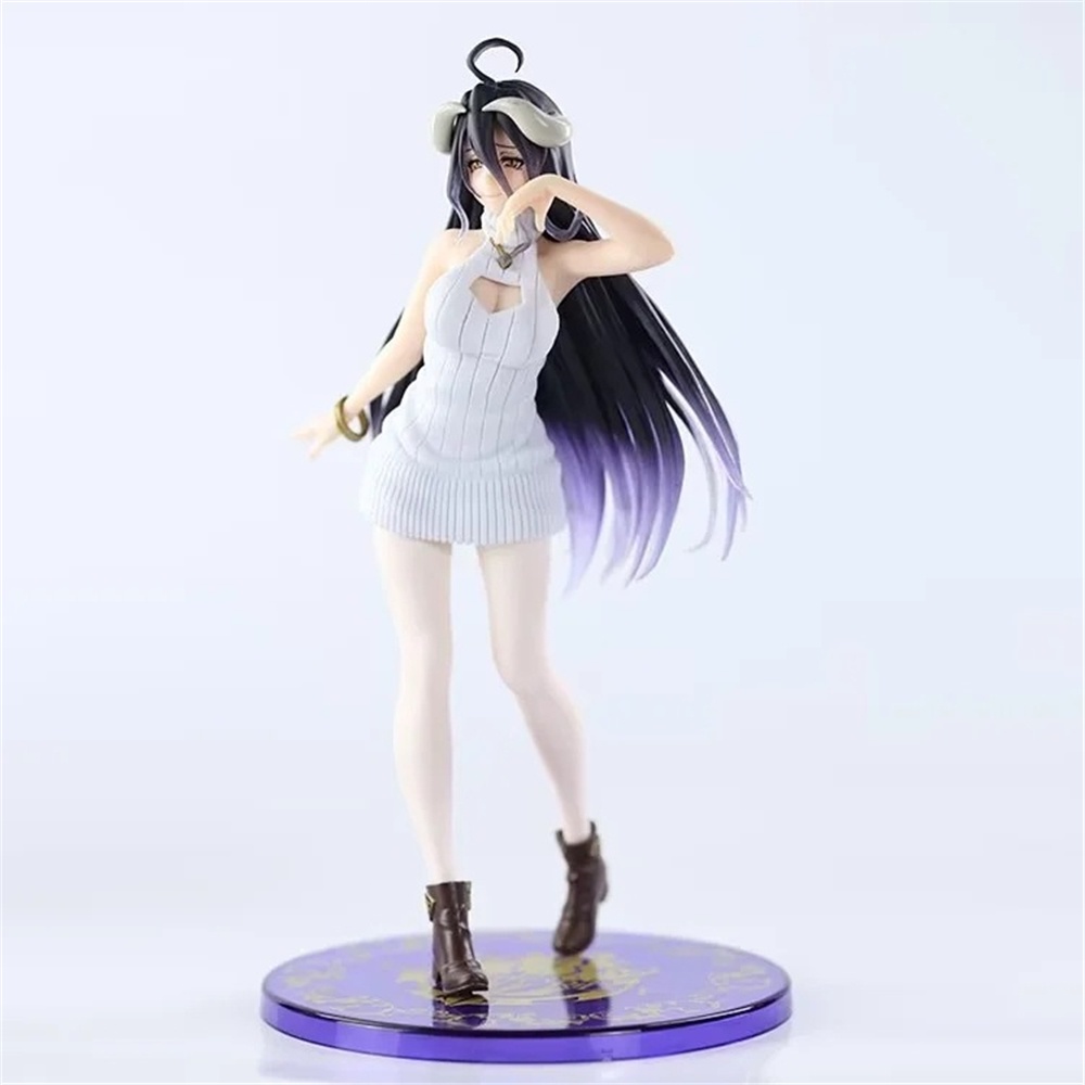 Mainan Action Figure Model Anime Overlord Albedo Bahan PVC Ukuran 22CM Untuk Anak