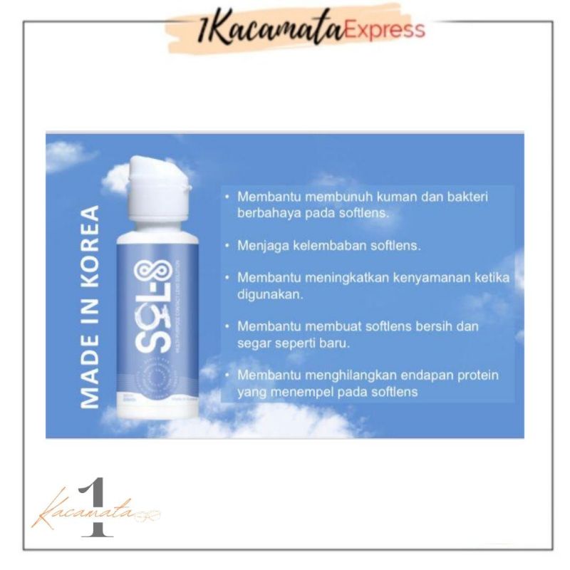 CAIRAN PEMBERSIH SOFTLENS SOL 8 (60ML) MULTI PURPOSE SOLUTION