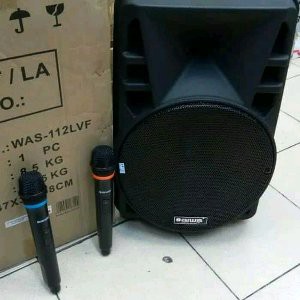 Speaker Portabel Wireless Toa Meeting Aiwa Was 112LVF Speaker 12inch