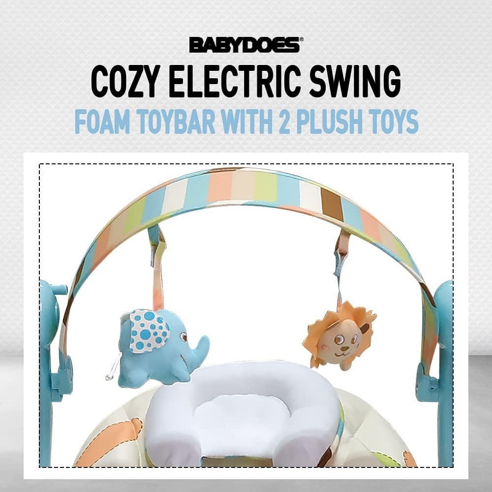 bouncer babydoes cozy electric swing ayunan bayi