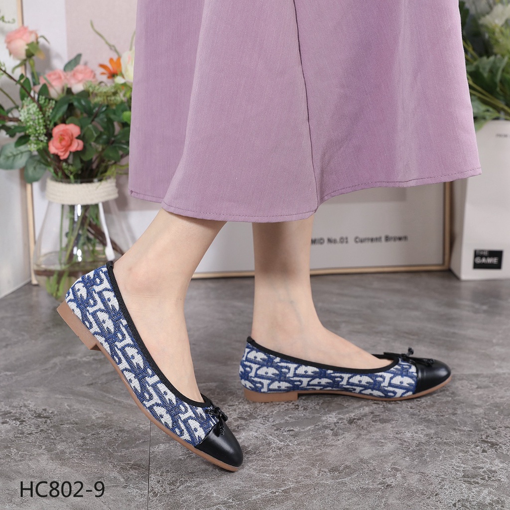 DR Oblique Flat Heel Shoes HC802-9