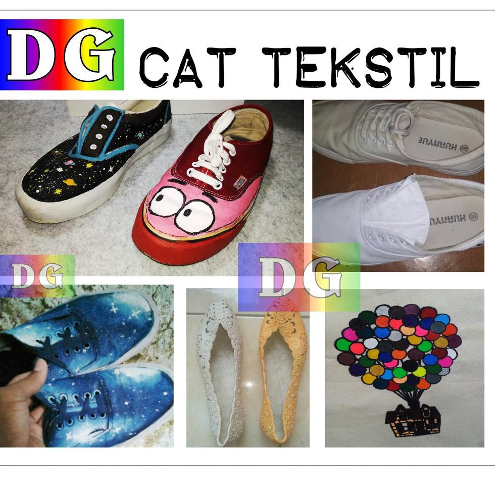 

PAKET 10 WARNA FREE 1 pcs GOLD / SILVER - Cat Tekstil / Lukis - utk kaos / kanvas / tas / sepatu (KO