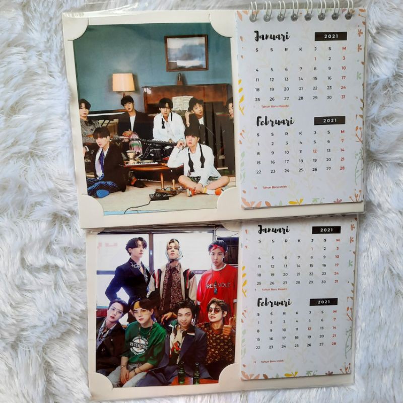 [BISA CUSTOM] KALENDER MEJA CUSTOM NCT BTS KPOP 2023!!