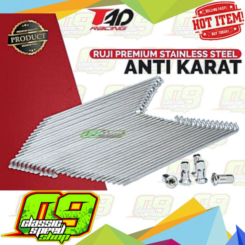 ruji jari jari TAD Stainless Stenlis Stainles Stainlis ukuran 154 157 159 164 172 & 184