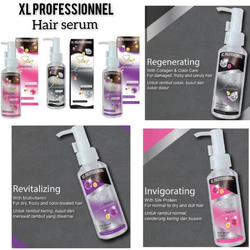 XL PROFESSIONNEL HAIR SERUM SPA/VITAMIN RAMBUT