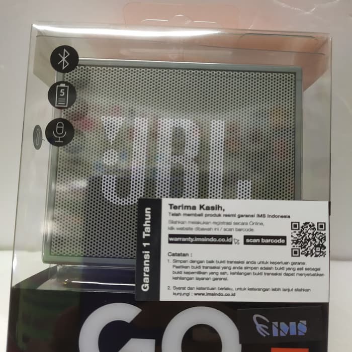 JBL Go by Harman-Speaker Bluetooth Original 100%(-Garansi 1 Tahun) -