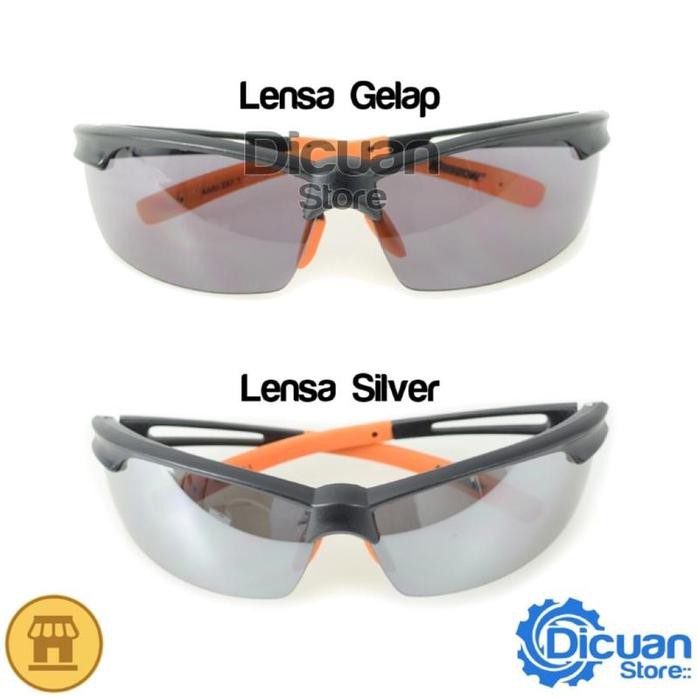 Krisbow Spectacle Safety Glasses With Nosepad / Kacamata Pengaman