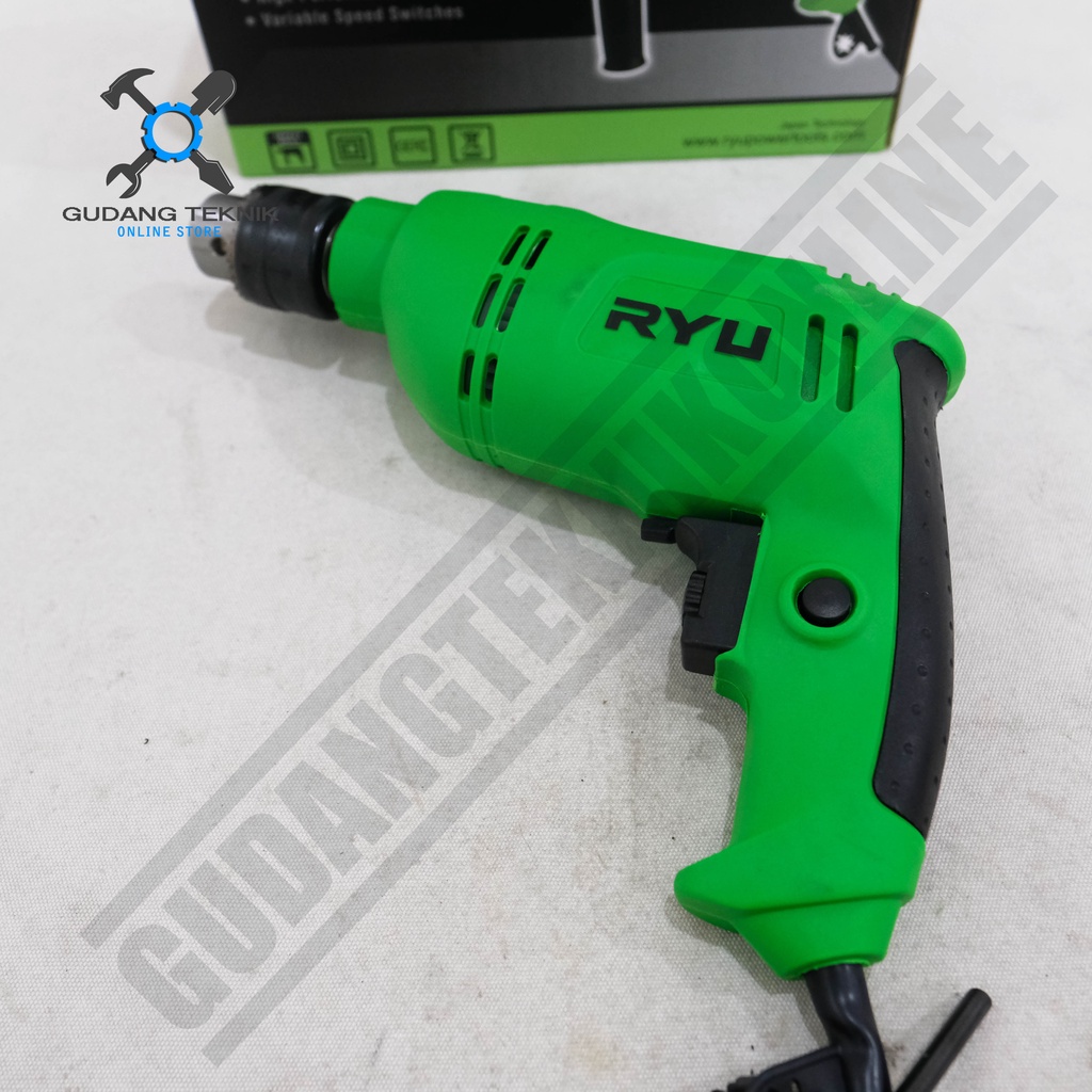 Mesin Bor RYU 13mm / Bor Beton Impact Drill 13 Mm RYU RID 13 1 RE Variable Speed