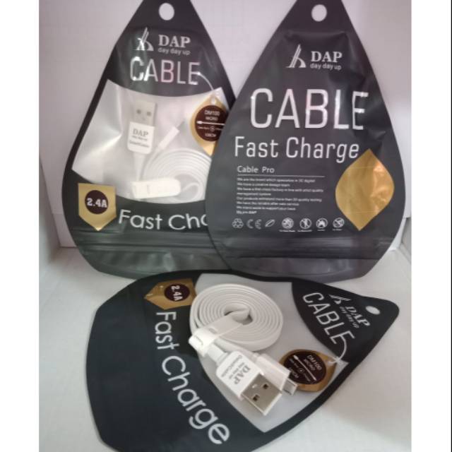 Kabel Data DAP DM100 Cable Charger Kabel Casan Android Micro Original