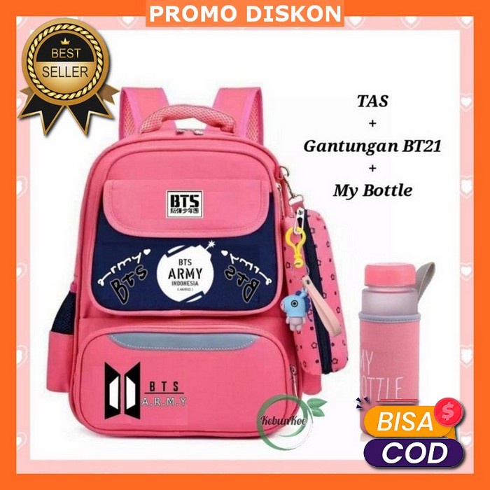Justice Girl Tas Ransel Mini Deer Sparkle Peach Parfaitsale Tas Anak Sekolah Tas Gendong Anak Tk Sd 