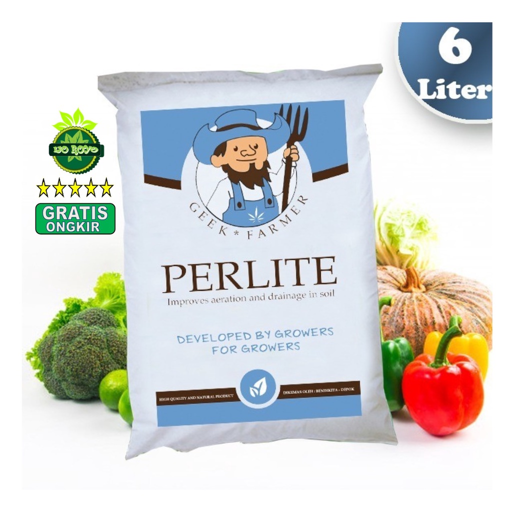 Media Tanam Perlite Premium Geek Farmer