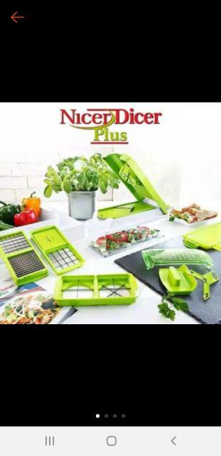 Nicer Dicer Plus Alat Pemotong - Parutan-pengupas  Serbaguna