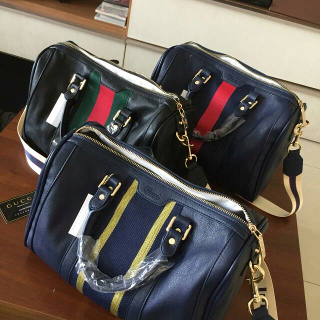 Gucci Boston Speedy Leather new strap
