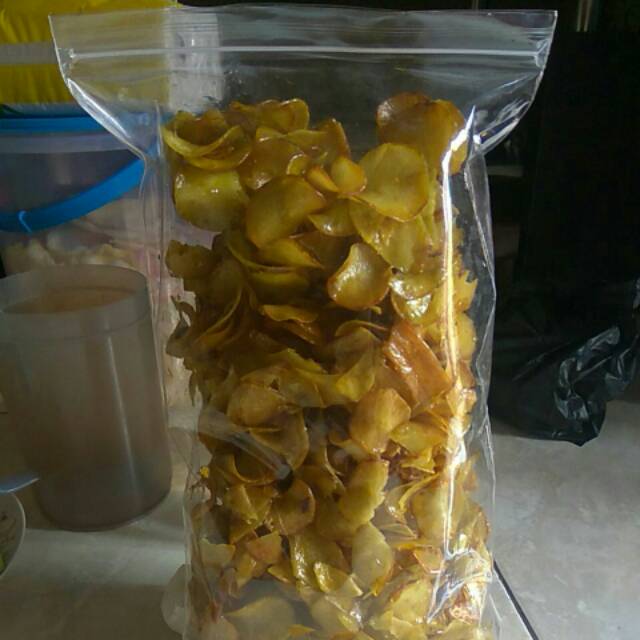 

kripik singkong rasa rujak pedas 500 gram - kripik singkong renyah