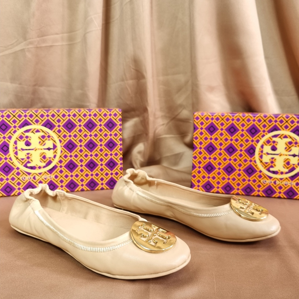 SEPATU TORY BURCH WANITA BALLERINA