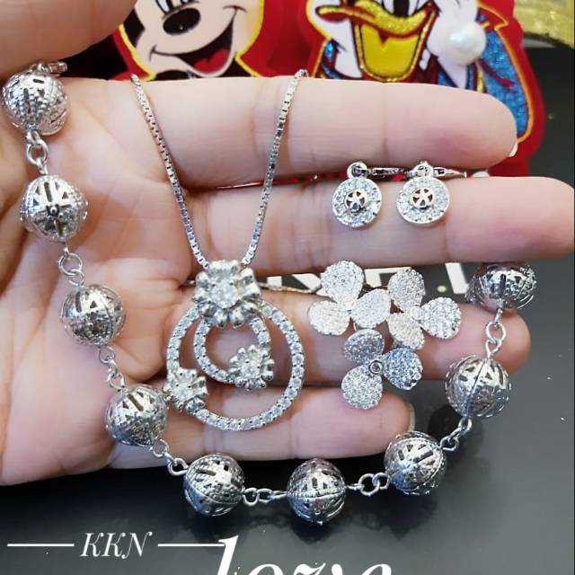 Xuping set perhiasan lapis emas 18k 3046j