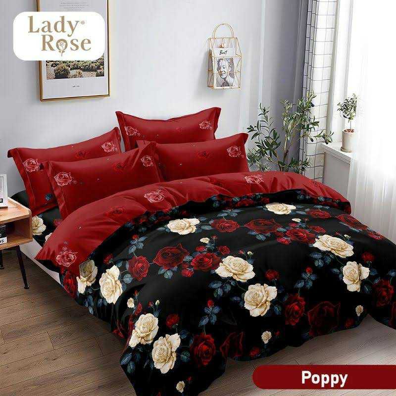 Bed Cover Lady Rose Rumbai 180x200 Termurah