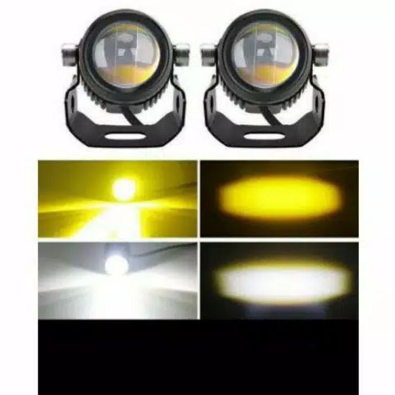 Nv.shopp lampu D2 laser mini Driving led foglamp driver kipas moto led HJG CR7 X CASE MINI