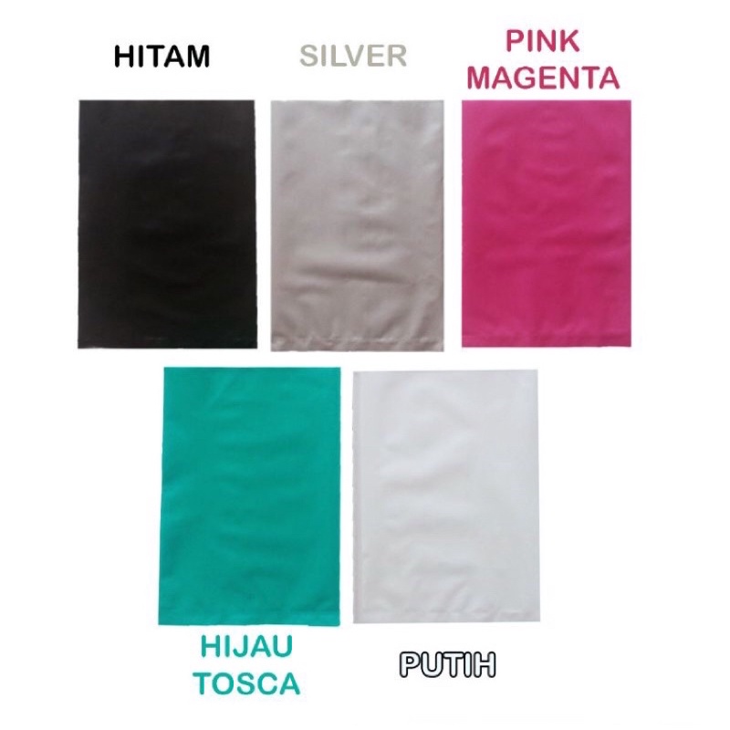 Plastik Silver Olshop Packing  Glosy// Plastik PE Silver Olshop // Plastik Olshop Silver