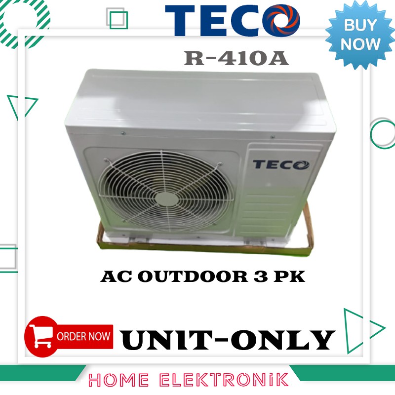 AC OUTDOOR TECO 3 PK UNIT-ONLY