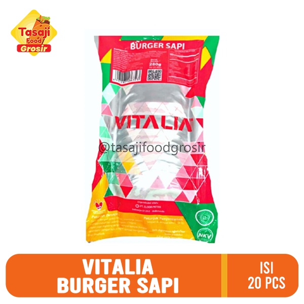 

Vitalia Burger Sapi isi 20 Pcs 280 Gram