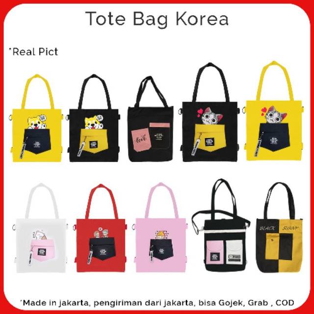 shopee korean tote bag