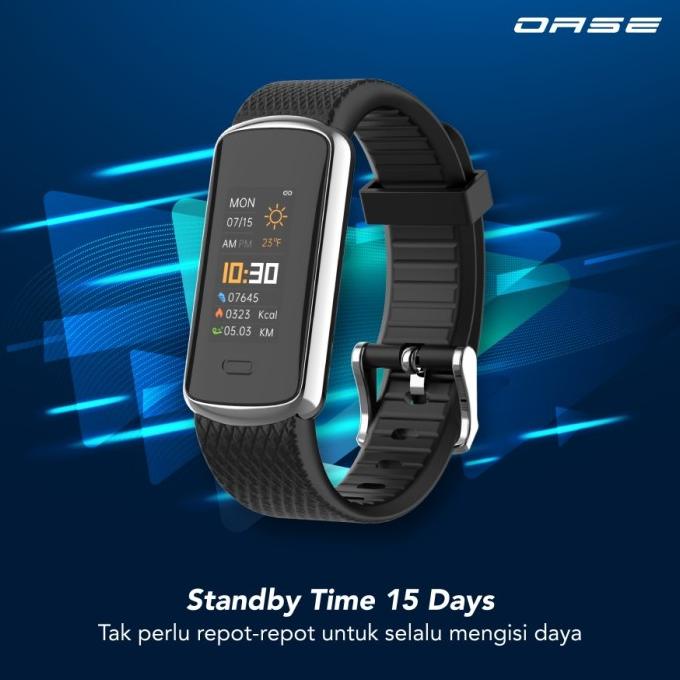 Oase Smartband Zea Ow-B1 Smart Watch Ip67 Sport Watch Garansi Resmi (Sale)