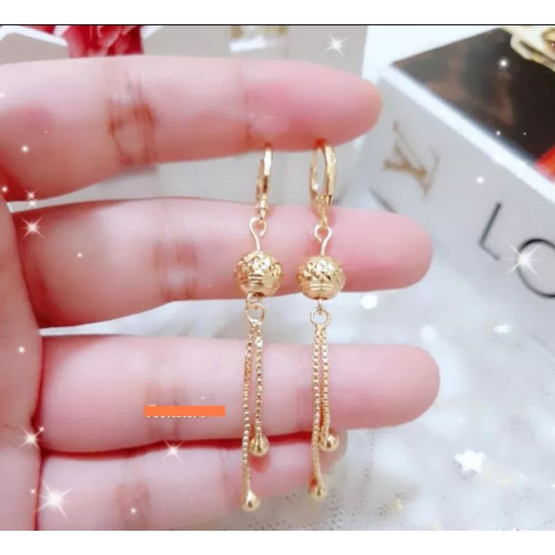 TERBARU ANTING WANITA MODEL JURAI FASHION XUPING GOLD