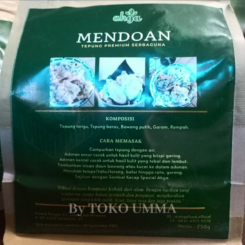 

Tepung Mendoan ahgafood