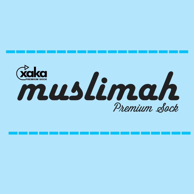 XAKA kaos kaki  jempol nilon telapak hitam MUSLIMAH DEWASA-1