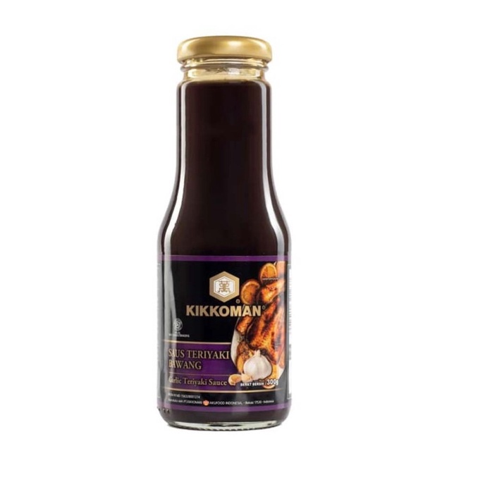 Kikkoman Garlic Teriyaki Sauce bawang Saos 300gr