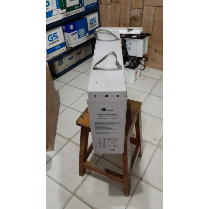 battery vrla shoto 12v 170ah original baru solar panel ups audio