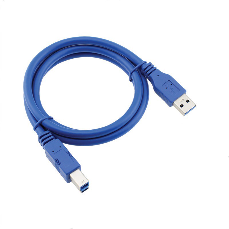 Cable Usb-A to Usb-B 3.0 nyk 1.5m 5Gbps for printer enclosure docking blu ray etc - Kabel Usb3.0 Am-Bm 1.5 meter