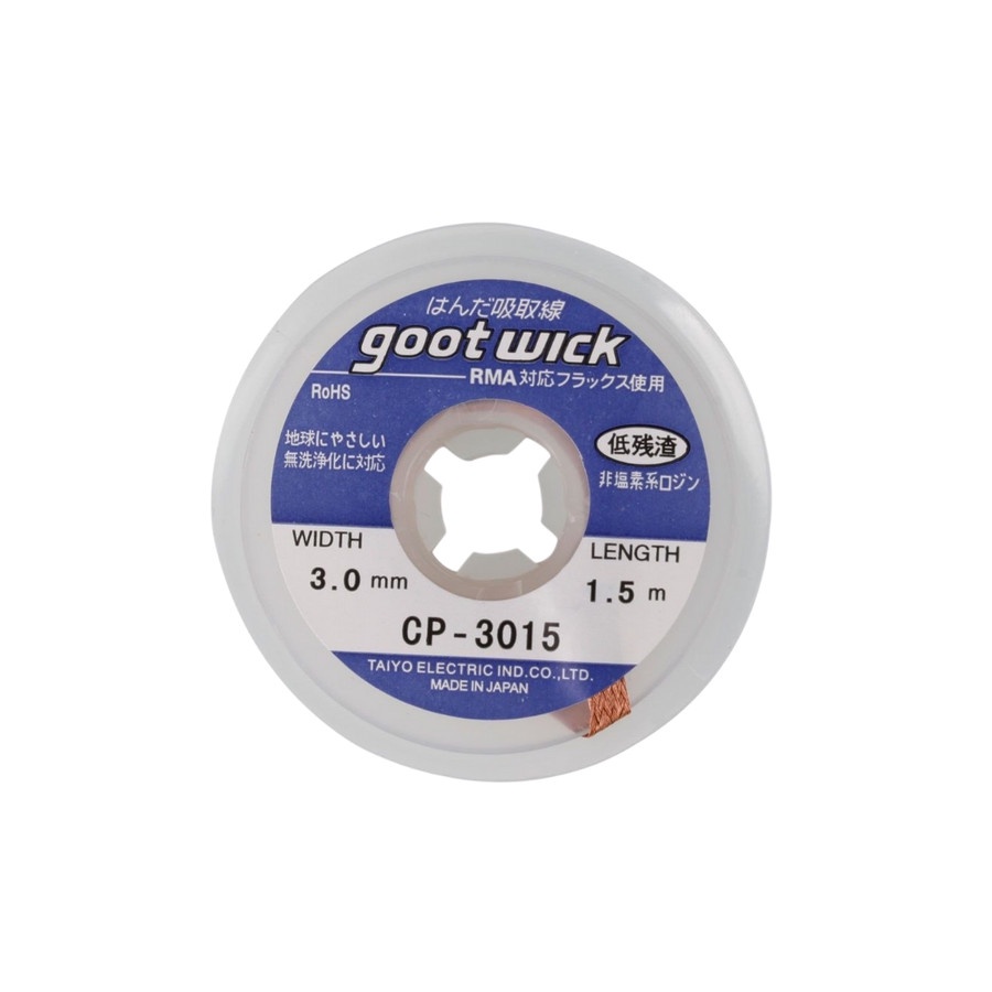 Solder Wick Goot CP3015 Pita Pembersih Timah CP-3015 Original Japan