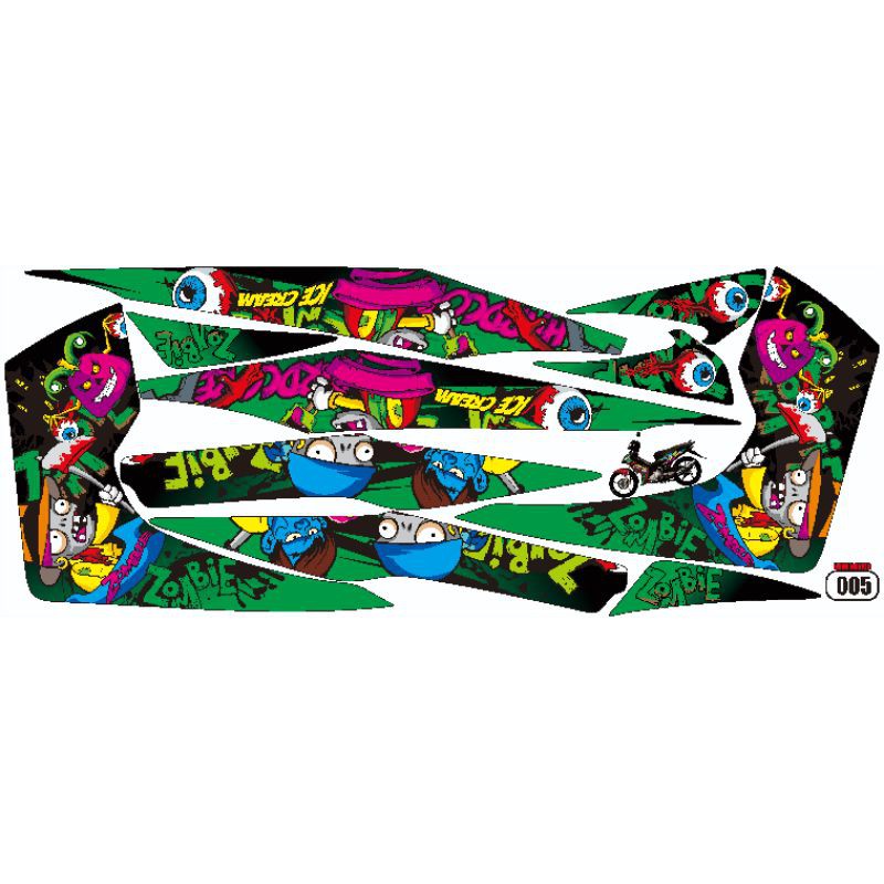 striping jupiter mx old 2006 - 2010 / decal mx lama / sticker jupiter mx / stiker mx lama