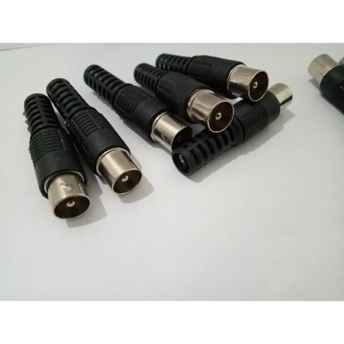 jack antenna tv plastik female / jek antena tv cewek